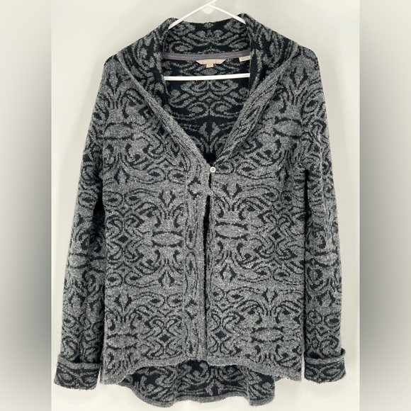 ROYAL ROBBINS WOOL BLEND GREY CARDIGAN SOFT‎ WITH ELEGANT LOOK AND FEEL - Picture 1 of 6